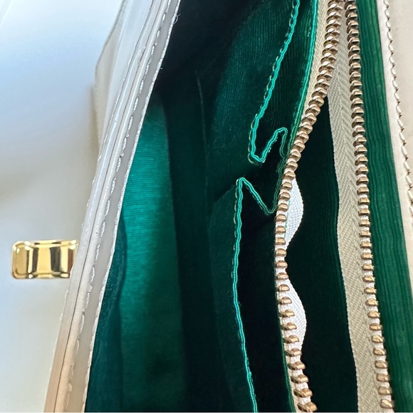 Marc by Marc Jacobs Leather Flap Structured Shoulder Bag in Cream - Picture 11 of 14